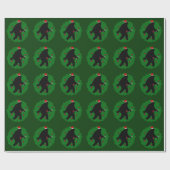 Christmas Squatchin' - Gone Squatchin Cadeaupapier (Vlak)
