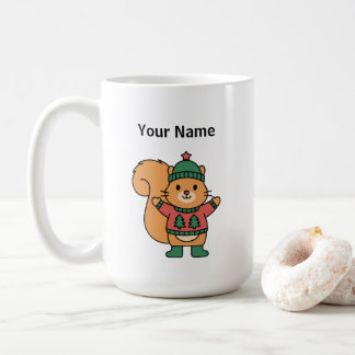 Christmas Squirrel Mug Koffiemok