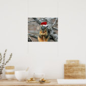 Christmas Squirrel Poster (Keuken)