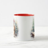 Christmas Squirrel reading Mok (Midden)