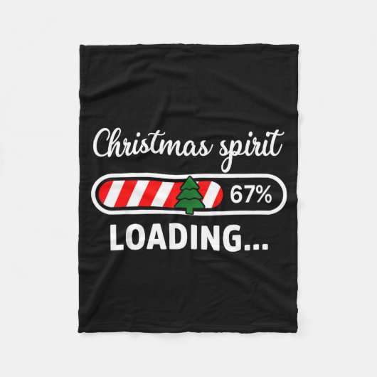 Christmas Srit Loading 67 Meme Boys Kids Gen Z Alp Fleece Deken (Voorkant)