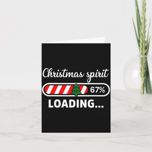 Christmas Srit Loading 67 Meme Boys Kids Gen Z Alp Kaart (Voorkant)