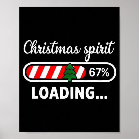 Christmas Srit Loading 67 Meme Boys Kids Gen Z Alp Poster (Voorkant)