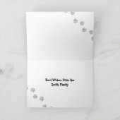 Christmas Staffordshire Bull Terrier Feestdagen Kaart (Binnen)