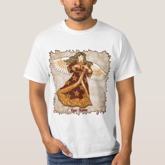Christmas Star Angel T-Shirt (Voorkant)