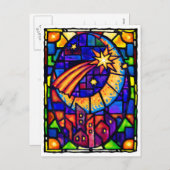 Christmas Star Briefkaart (Voorkant / Achterkant)