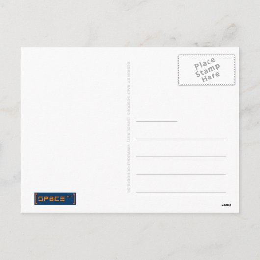 Christmas Star Briefkaart (Achterkant)