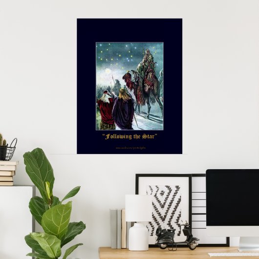 CHRISTMAS STAR Poster (Thuiskantoor)