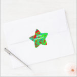 Christmas Star Stickers<br><div class="desc">. Andere beschikbare stijlen en grootte. Matte of glanzende afwerking beschikbaar.</div>