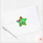 Christmas Star Stickers<br><div class="desc">. Andere beschikbare stijlen en grootte. Matte of glanzende afwerking beschikbaar.</div>