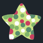 Christmas Star Stickers<br><div class="desc">Het ontwerp komt uit de oorspronkelijke kunst.</div>