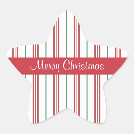 Christmas Star Stickers (Voorkant)