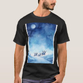 Christmas Starry Sleigh T-shirt (Voorkant)