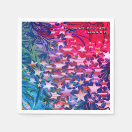 CHRISTMAS STARS | ABSTRACT | Festive CUSTOM Paper Servet