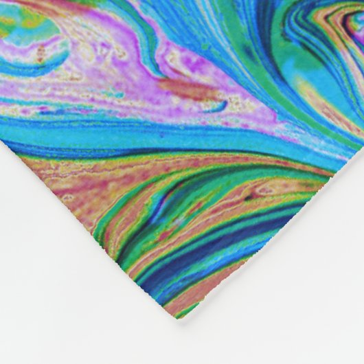 CHRISTMAS STARS Abstract Paars Rood Lila Fleece Deken (Hoek)