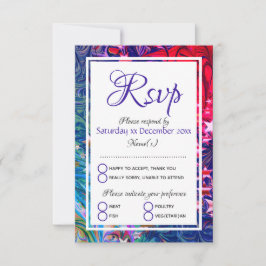 CHRISTMAS STARS | Abstracte winter | Festive Meal RSVP Kaartje