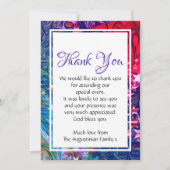 CHRISTMAS STARS | Abstracte winter | Gebeurtenis p Bedankkaart (Voorkant)