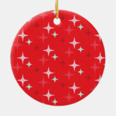 Christmas Stars Foto Ornament (Achterkant)