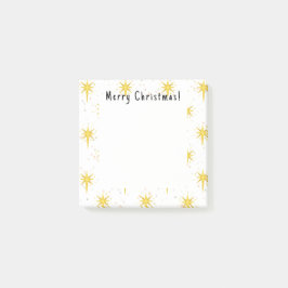 Christmas Stars post it notes