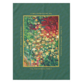 CHRISTMAS STARS Red Green Gold persoonlijke Tafelkleed (Voorkant)