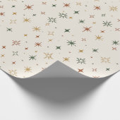 Christmas Stars & Sparkles Pattern			 Cadeaupapier (Hoek)