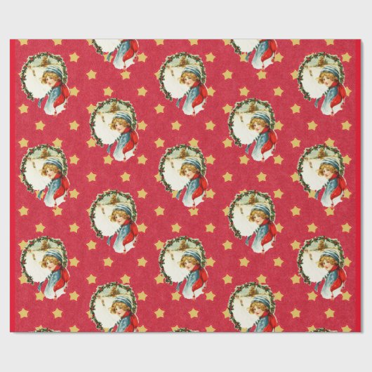 CHRISTMAS STARS Wrapping Paper Cadeaupapier (Vlak)