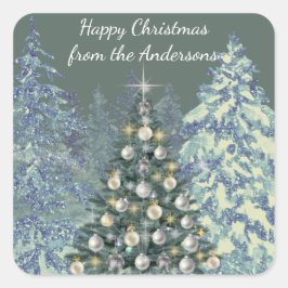 Christmas Sticker - Elegant Style