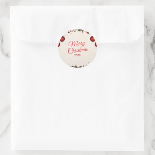 Christmas Sticker – Festive Holiday Decal (Tas)