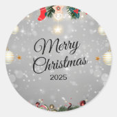 Christmas Sticker – Festive Holiday Decal (Voorkant)