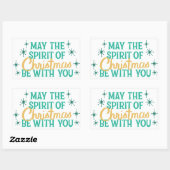 Christmas Sticker - Retro Holiday Lettering (Vel)