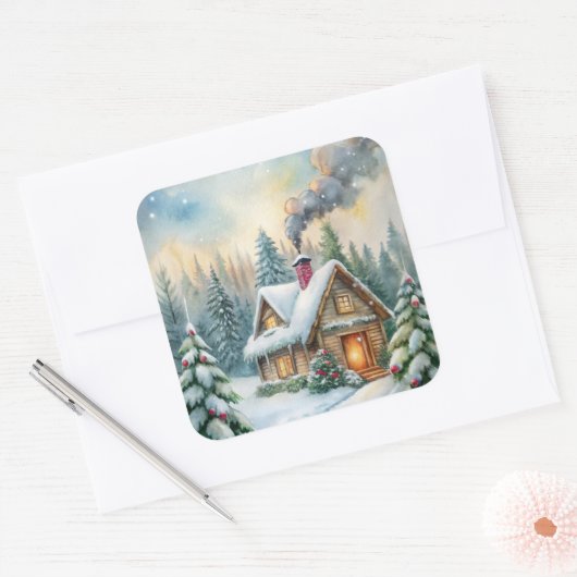 Christmas Stickers – Festive Labels & HolidayDecor (Envelop)