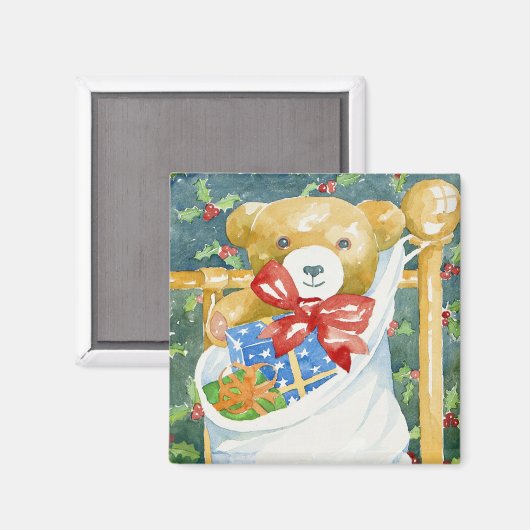 Christmas stocking 2011 magneet (Voorkant / Achterkant)