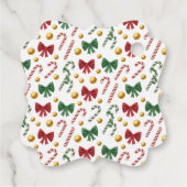 Christmas Stocking Bedankjes Labels (Achterkant)