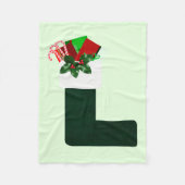 Christmas Stocking Fleece Blanket (Voorkant)