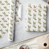 Christmas Stocking Gift Wrapping Cadeaupapier