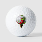 Christmas Stocking Golfballen (Voorkant)