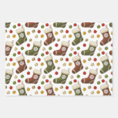 Christmas Stocking  Inpakpapier Vel (Voorkant 3)