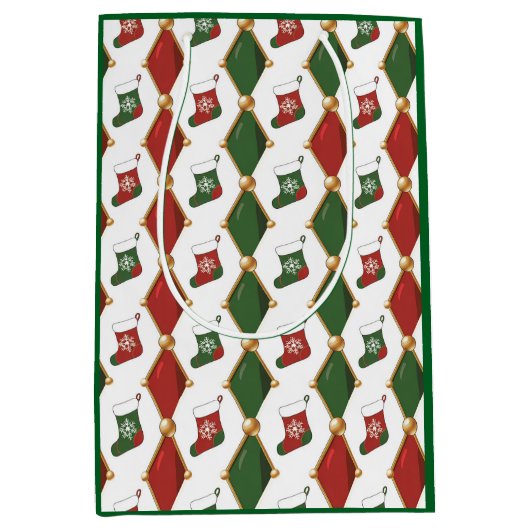 Christmas Stocking  Medium Cadeauzakje (Voorkant)