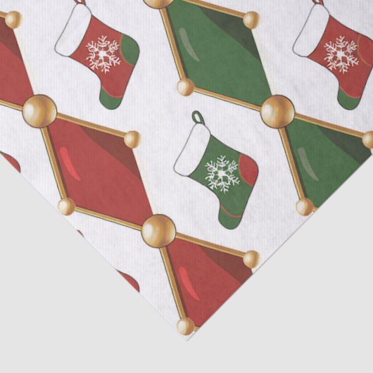 Christmas Stocking  Tissuepapier (Detail)