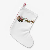 Christmas Stocking - Wheelchair Santa Kleine Kerstsok (Voorkant (Hangend))
