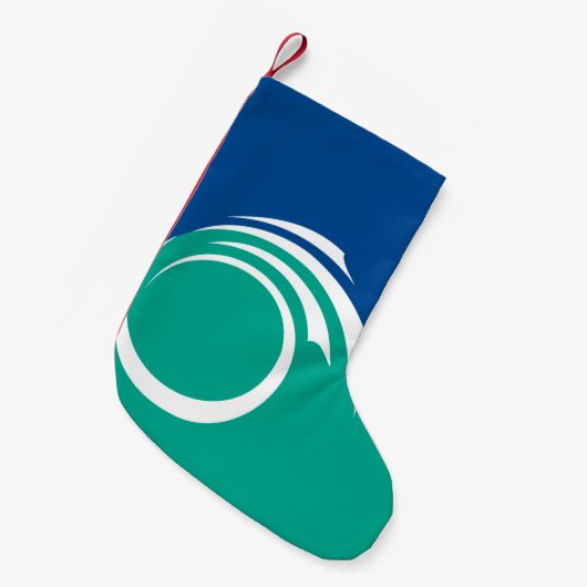 Christmas Stockings with Flag of Ottawa Kleine Kerstsok (Voorkant (Hangend))