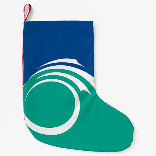 Christmas Stockings with Flag of Ottawa Kleine Kerstsok (Voorkant)