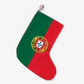 Christmas Stockings with Flag of Portugal Kleine Kerstsok (Voorkant (Hangend))
