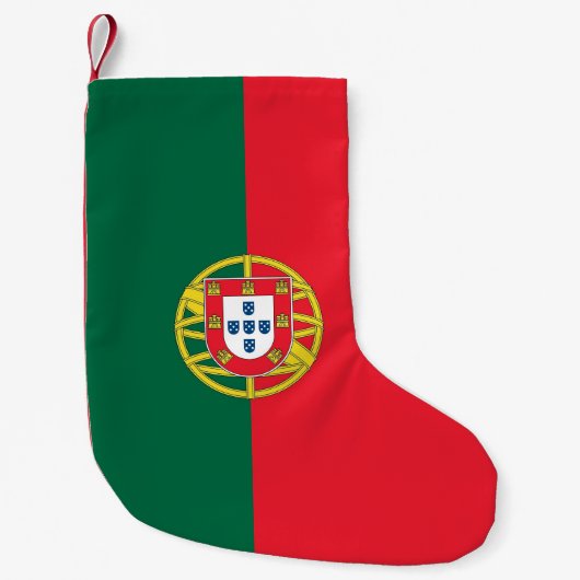 Christmas Stockings with Flag of Portugal Kleine Kerstsok (Voorkant)