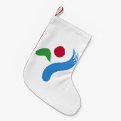 Christmas Stockings with Flag of Seoul Kleine Kerstsok (Voorkant (Hangend))