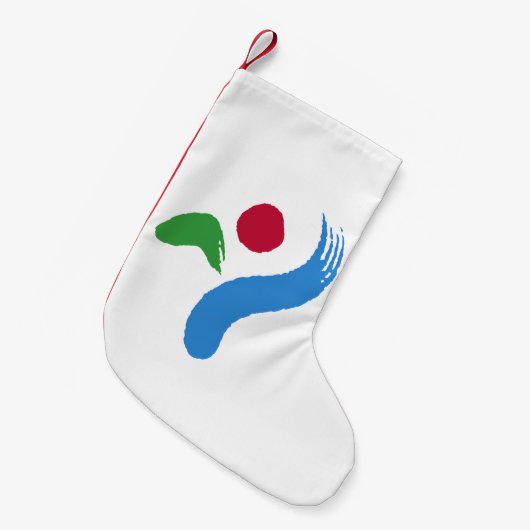 Christmas Stockings with Flag of Seoul Kleine Kerstsok (Voorkant (Hangend))