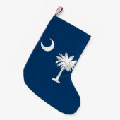 Christmas Stockings with Flag of South Carolina Kleine Kerstsok (Voorkant (Hangend))