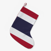 Christmas Stockings with Flag of Thailand Kleine Kerstsok (Voorkant (Hangend))