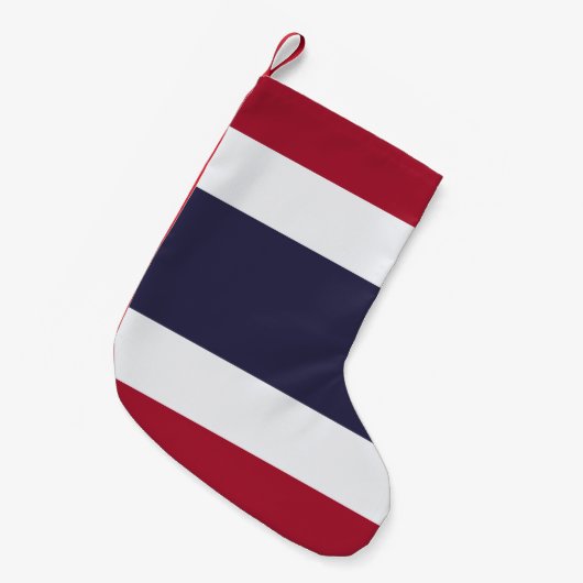 Christmas Stockings with Flag of Thailand Kleine Kerstsok (Voorkant (Hangend))