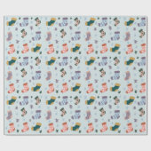 Christmas Stockings Wrapping Paper Cadeaupapier (Vlak)